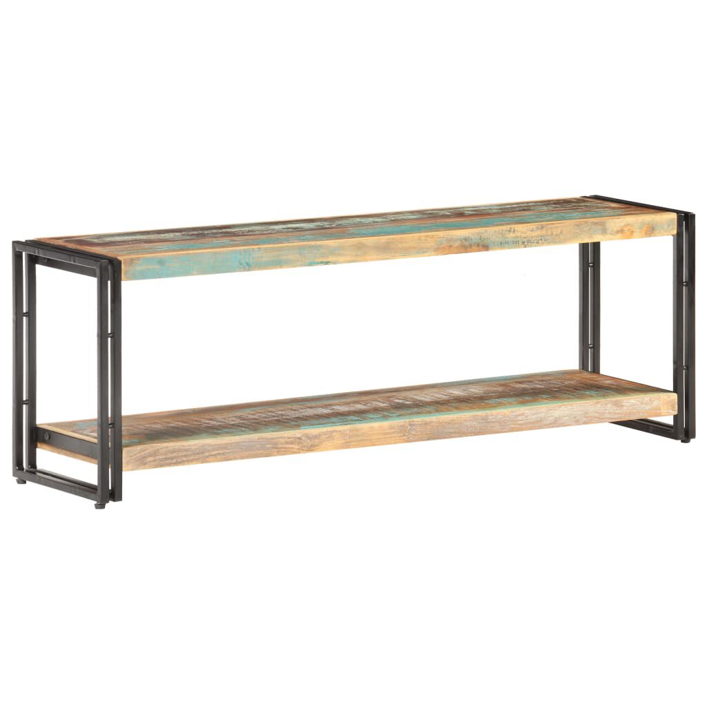 vidaXL Móvel de TV 120x30x40 cm madeira recuperada maciça