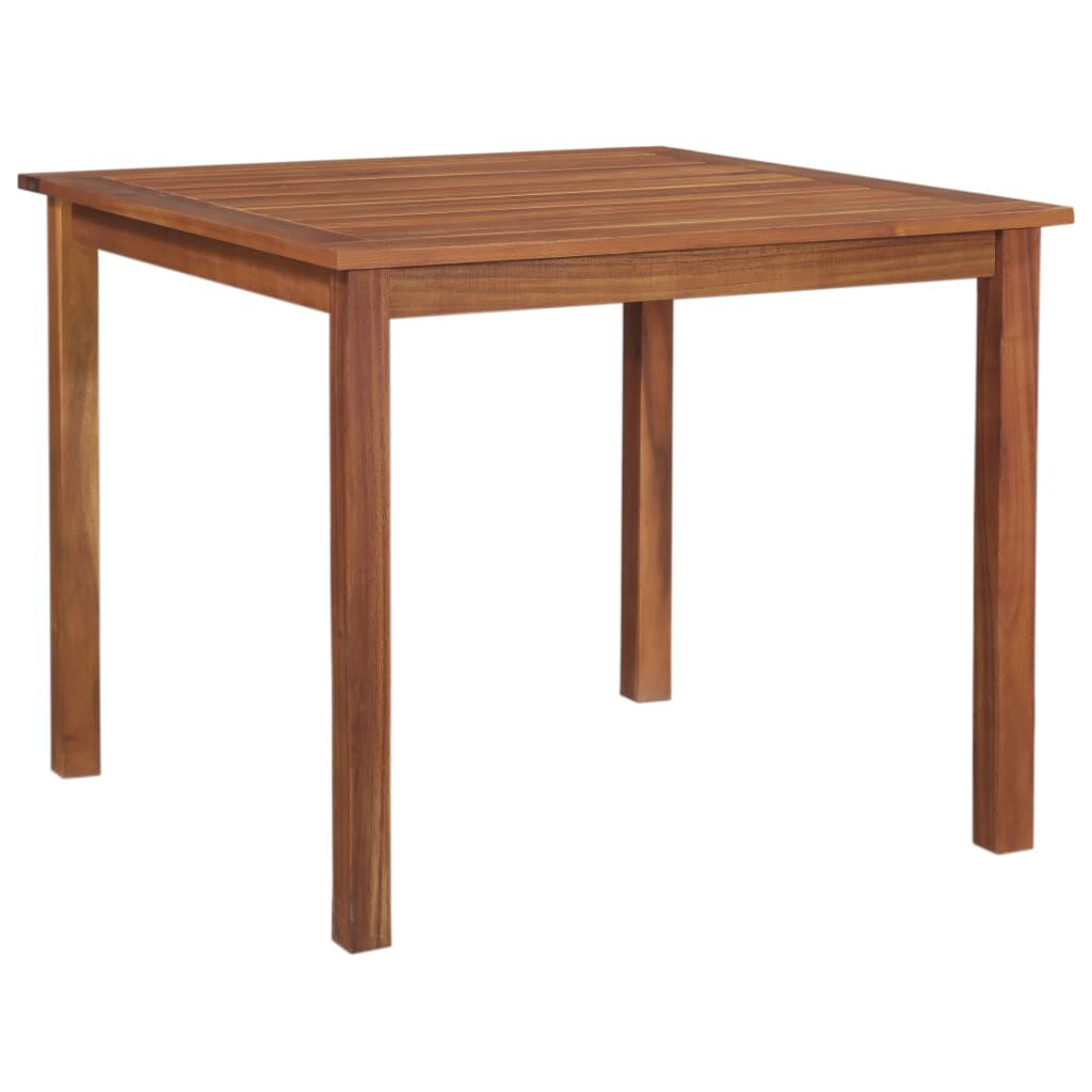 vidaXL Mesa de jardim 85x85x74 cm madeira de acácia maciça