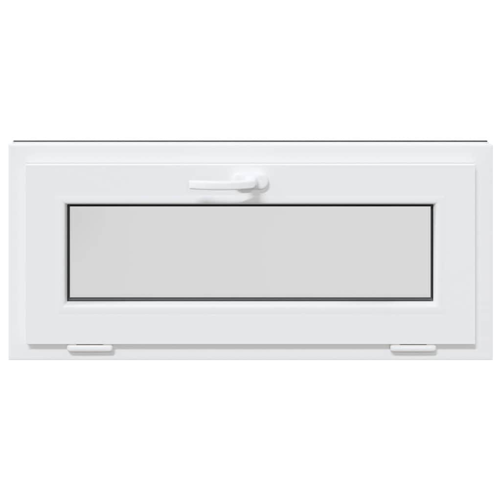 vidaXL Janela de porão RISOR 90x40 cm basculante 2 vidros antracite