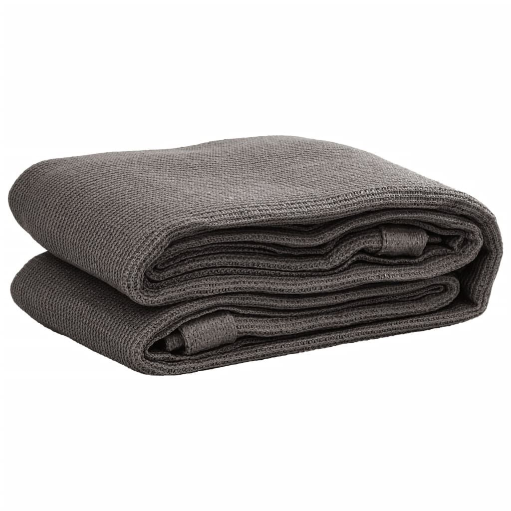 vidaXL Tapete de campismo para tenda 200x200 cm antracite