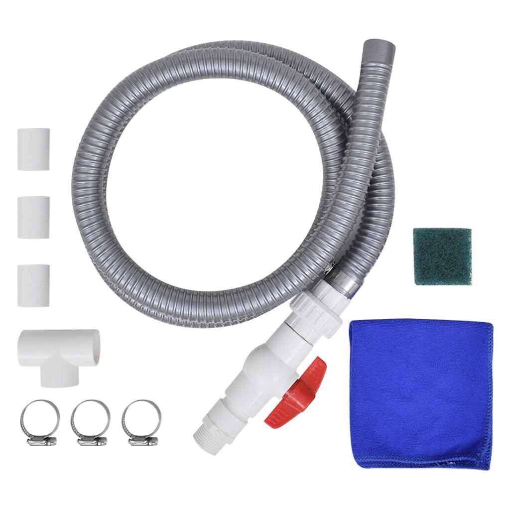vidaXL Fonte para piscina jardim aço inoxidável 45x30x60 cm