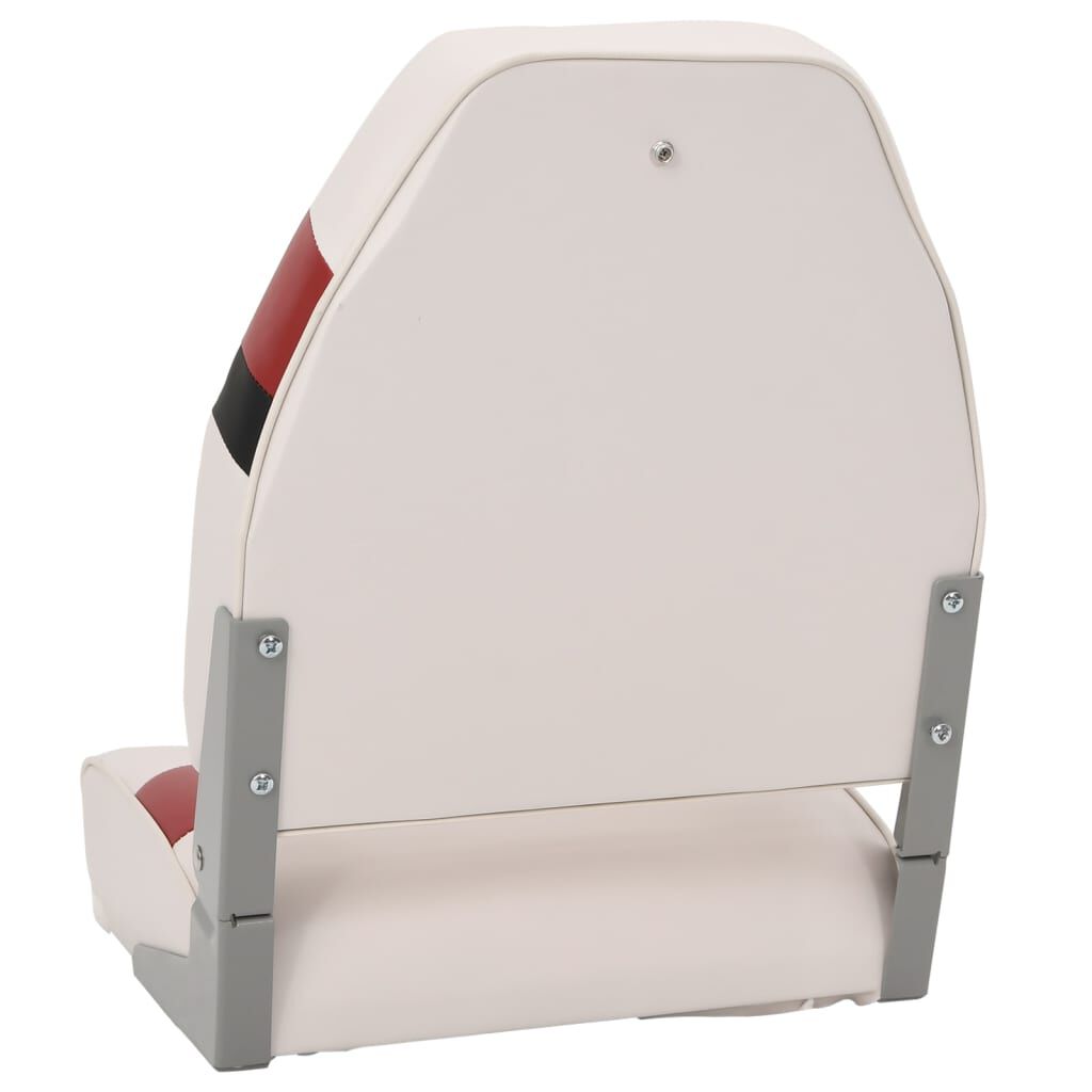 vidaXL Assento de barco com encosto alto dobrável 44x38x55 cm