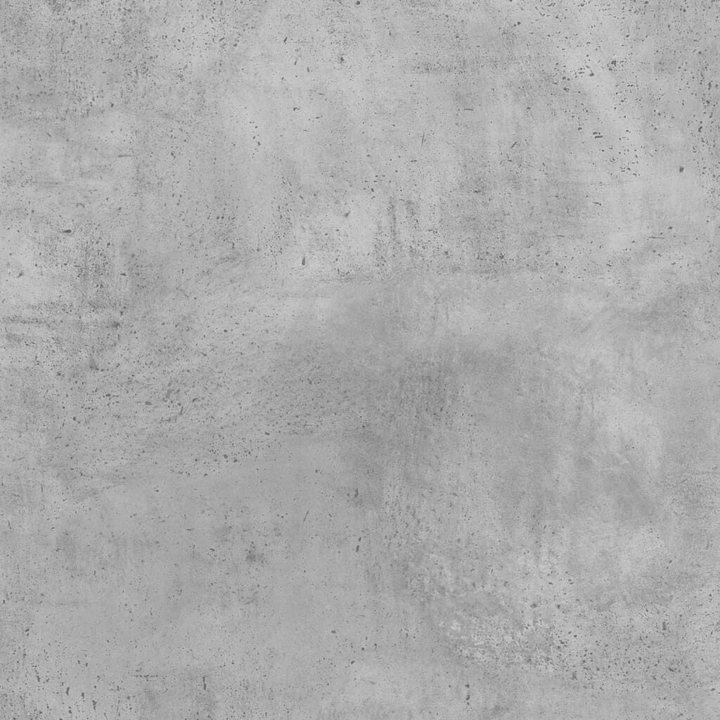 vidaXL Cornija lareira 81x18x82 cm derivados madeira cinza cimento