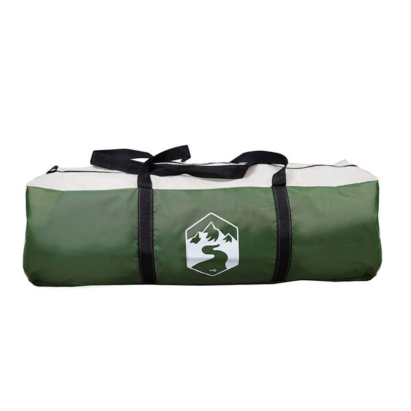 vidaXL Tenda de carro para 4 pessoas impermeável verde