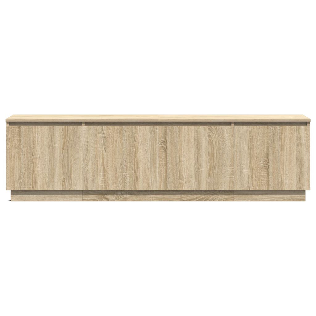 Armário para TV vidaXL com LED Carvalho Sonoma 180x38x49 cm Madeira engenheirada