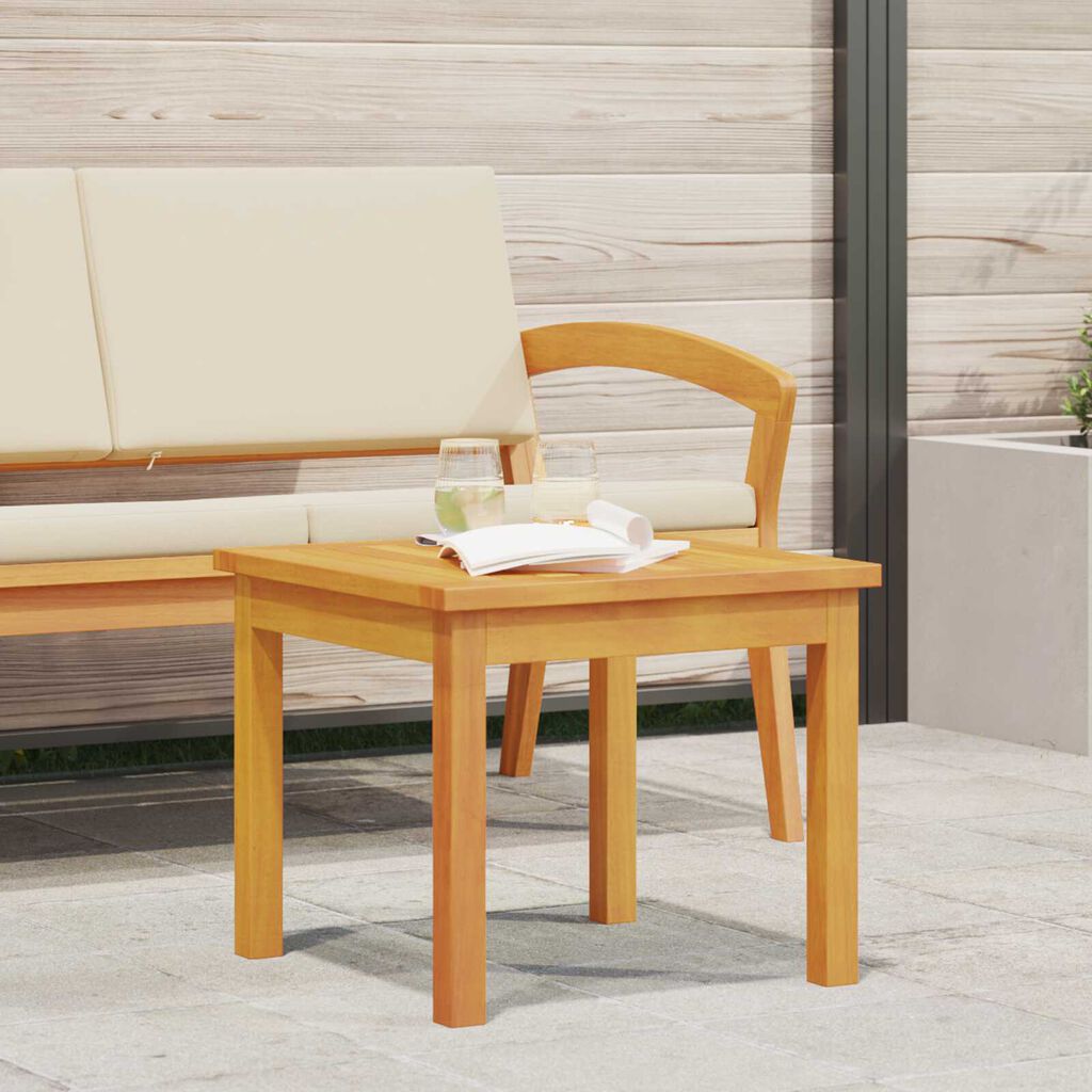 Mesa Lateral vidaXL 45x45x38 cm Madeira de Acácia Sólida