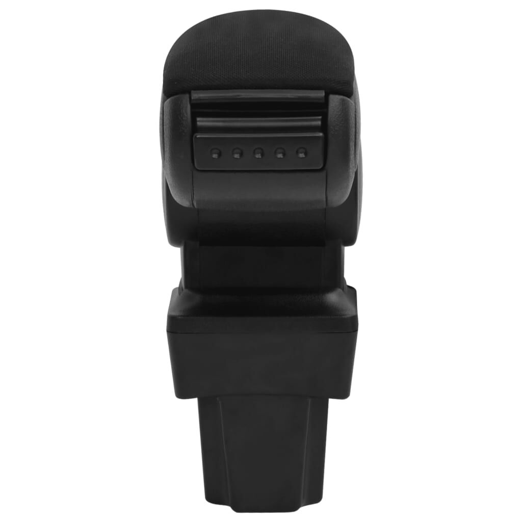 vidaXL Apoio de braço p/ carro 11,5x32x(30-50) cm ABS preto