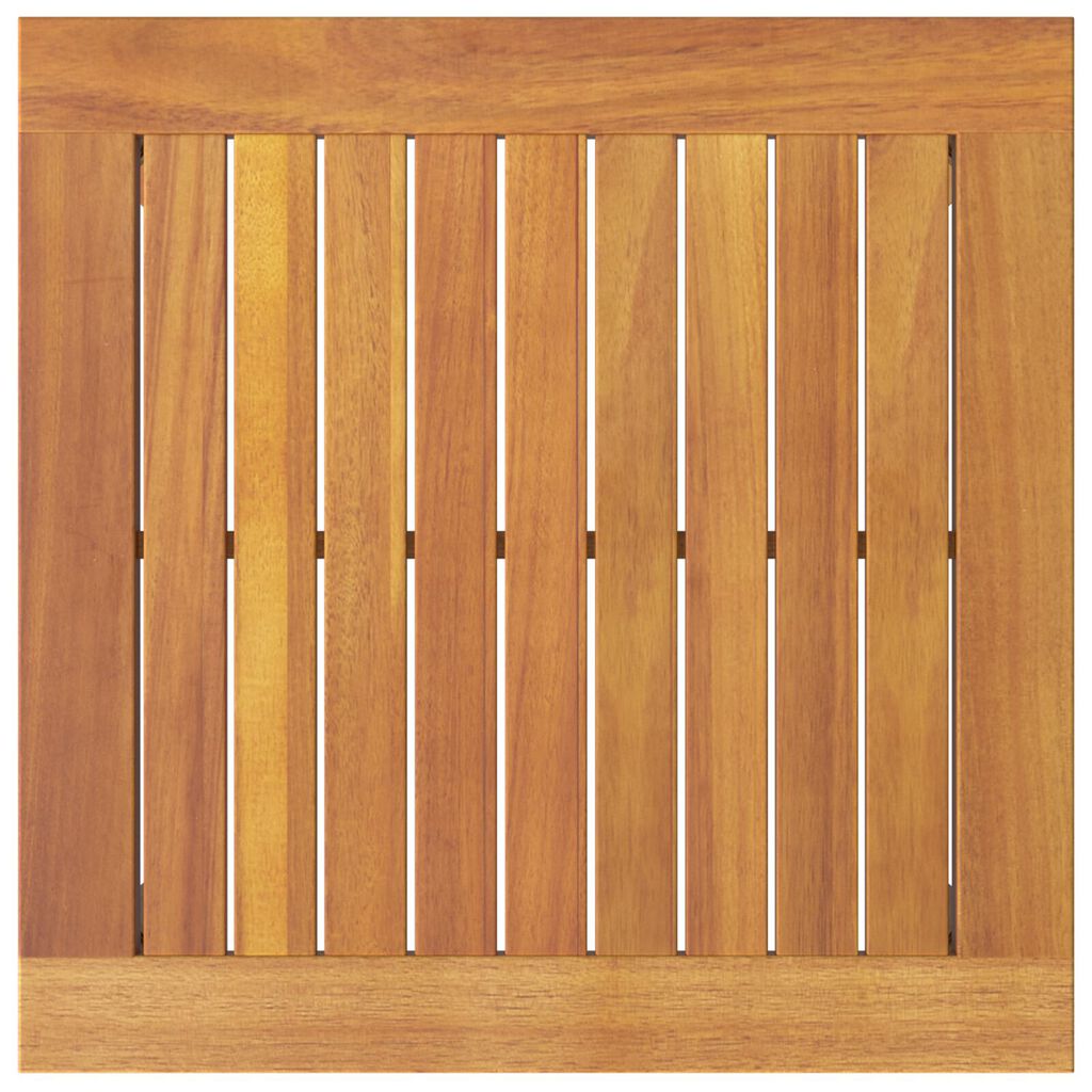 Mesa Lateral vidaXL 45x45x38 cm Madeira de Acácia Sólida