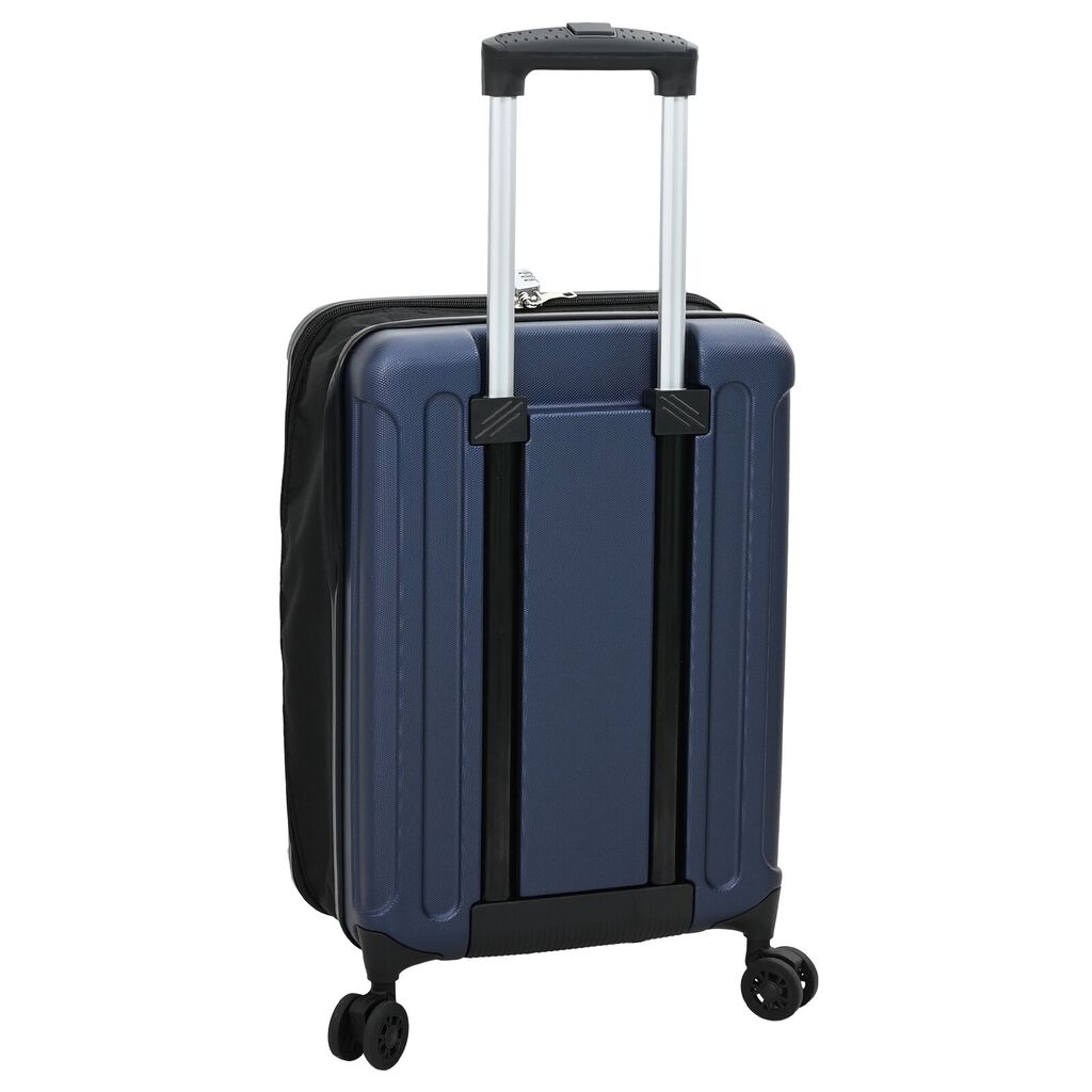 vidaXL Mala Dobrável com Casca Dura 20'' Azul Escuro 34x23x55.5 cm ABS