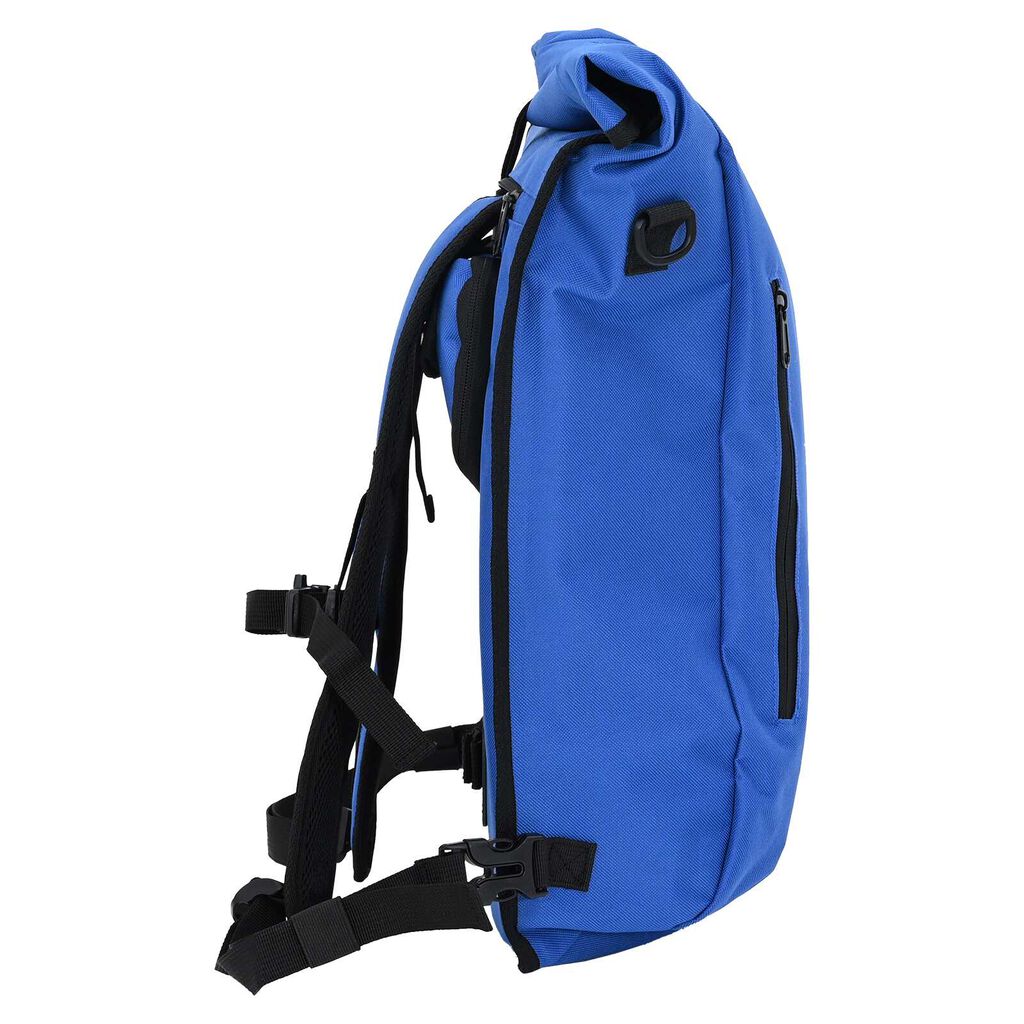 vidaXL Bolsa para Bicicleta para Rack de Pannier 20 L Azul 31x13x58 cm