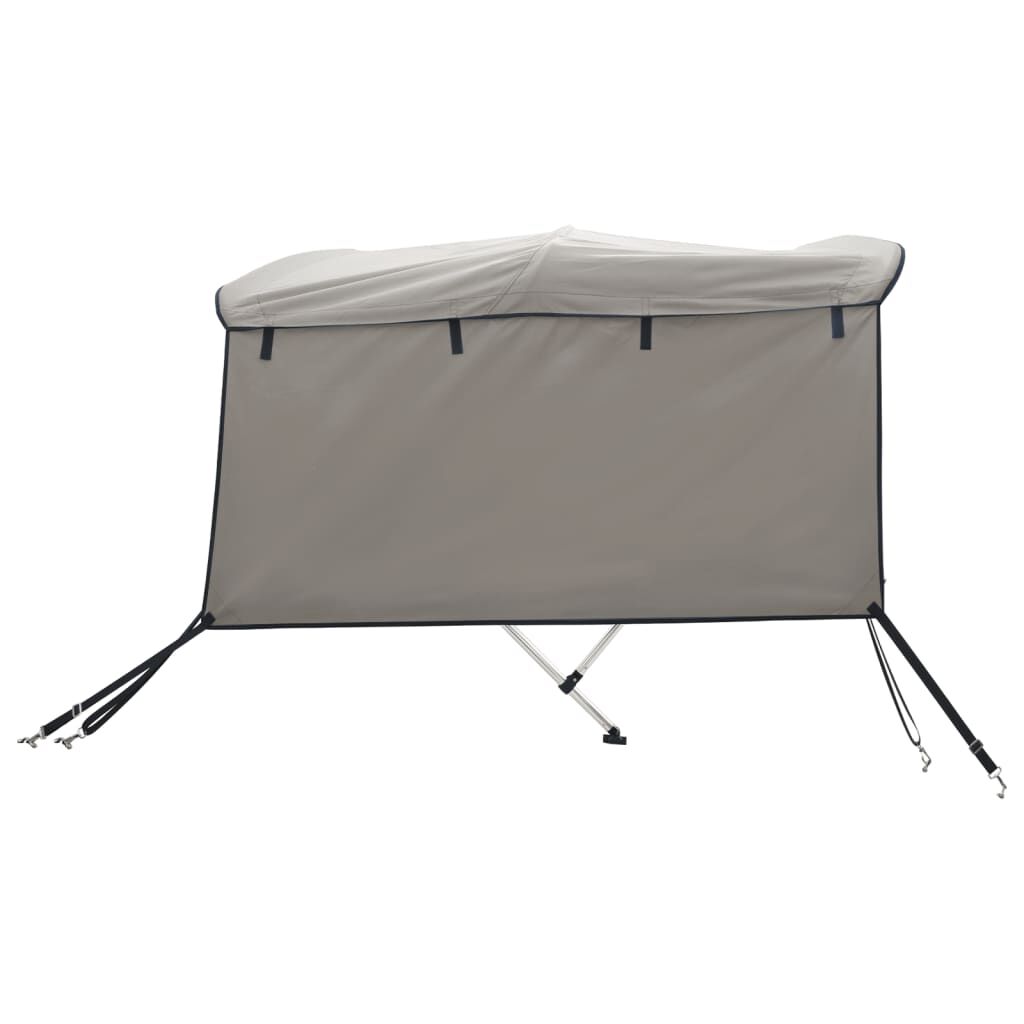 vidaXL Toldo de 3 arcos Bimini c/ paredes laterais 183x(137-152)x137cm