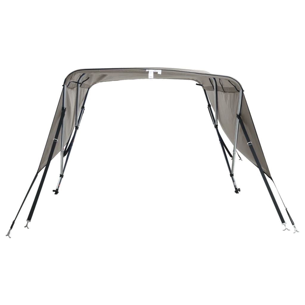 vidaXL Toldo de 3 arcos Bimini c/ paredes laterais 183x(137-152)x137cm